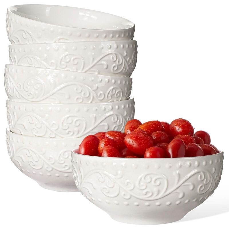Tazones De Cereal Artena 737 ml 6 piezas Blanco... image number null
