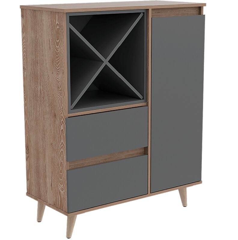 Bar Nashira Color Miel y Plata Oscuro con Espac... image number null