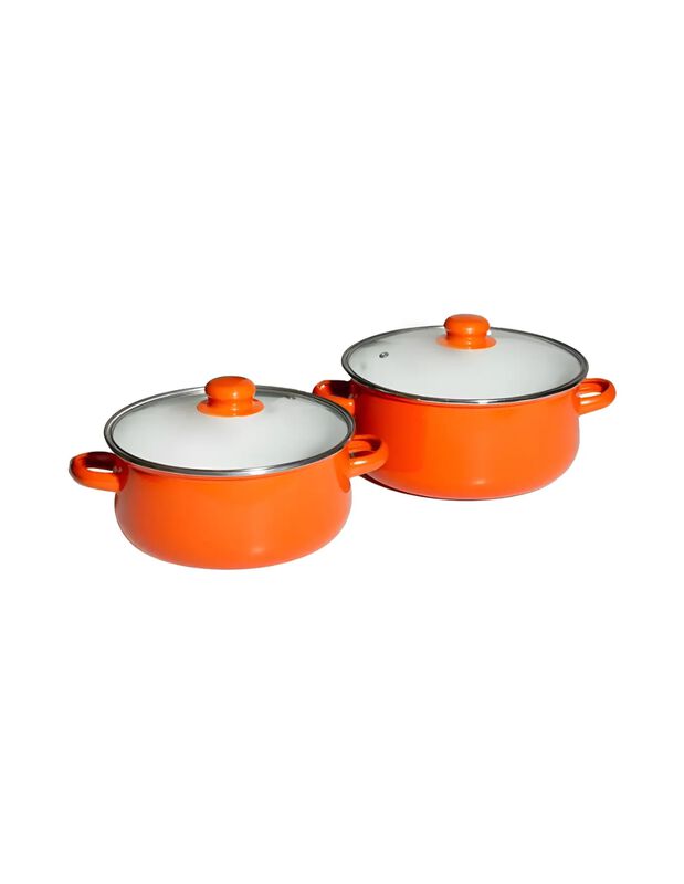 Juego De 2 Ollas Hot Spot Acero Con Tapa 4 Pz 3... image number null