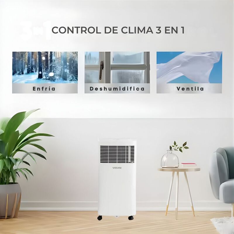 Aire Acondicionado Port&aacute;til Vissani 5000 Btu 3 ... image number null
