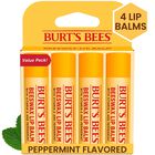 B&aacute;lsamo Labial Burt's Bees Original Beeswax Con Vitamina E Y Menta