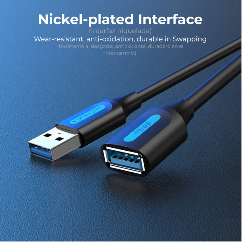Extensi&oacute;n Cable USB 3.0 VENTION CBHBD 50 Cm Mac... image number null