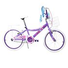 Bicicleta Mercurio Sweetgirl R20 Acero Cubrecadena Purpura End
