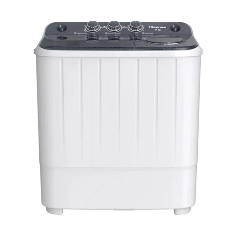 Lavadora Hisense 11 Kilos Doble Tina Blanca Wsa... image number null