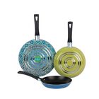 Juego De Sartenes Set Ekco Ver 81188 Aluminio 18/20/24cm Verde Ort