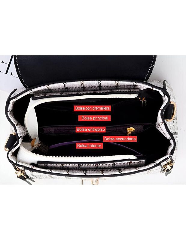 Bolsa Crossbody Pink Brule De Cuero Para Mujer image number null