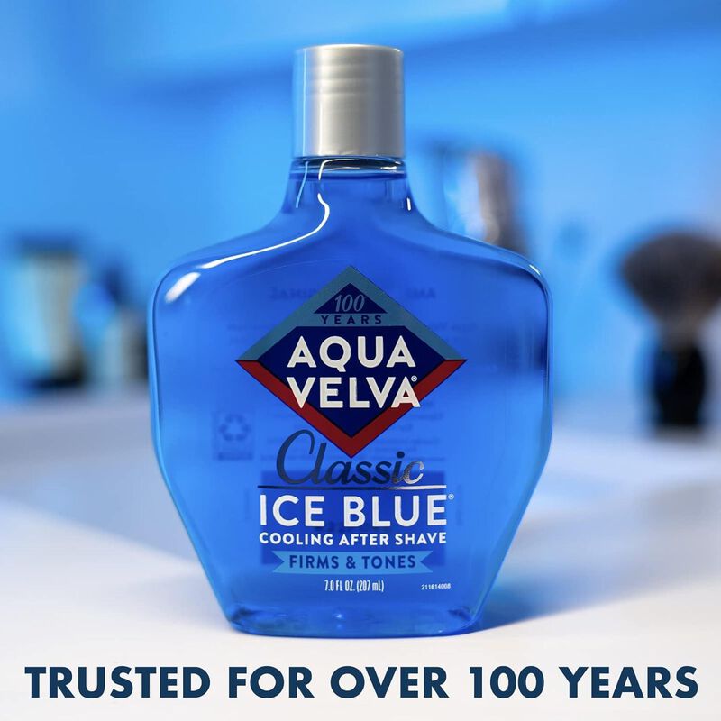 Aqua Velva After Shave, Azul Hielo Cl&aacute;sico, 7 O... image number null