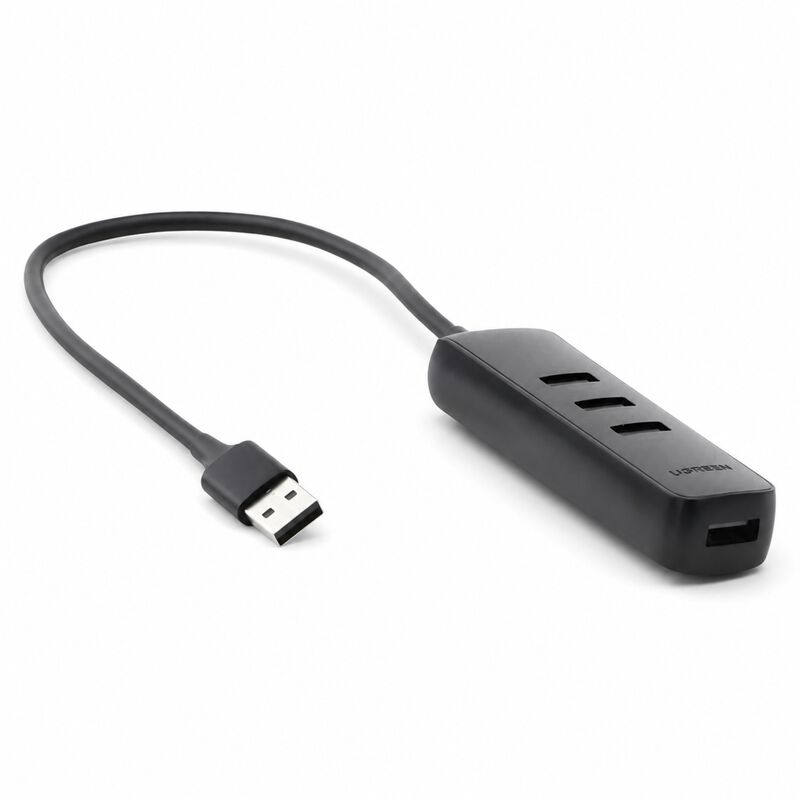 Hub Usb-a 3.0 4 En 1 5gbps Usb-c Led Cable 25cm... image number null