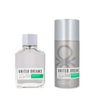 Set Benetton Aim High 2pzs Fragancia 100ml Edt Spray/ Desodorante 150ml Spray