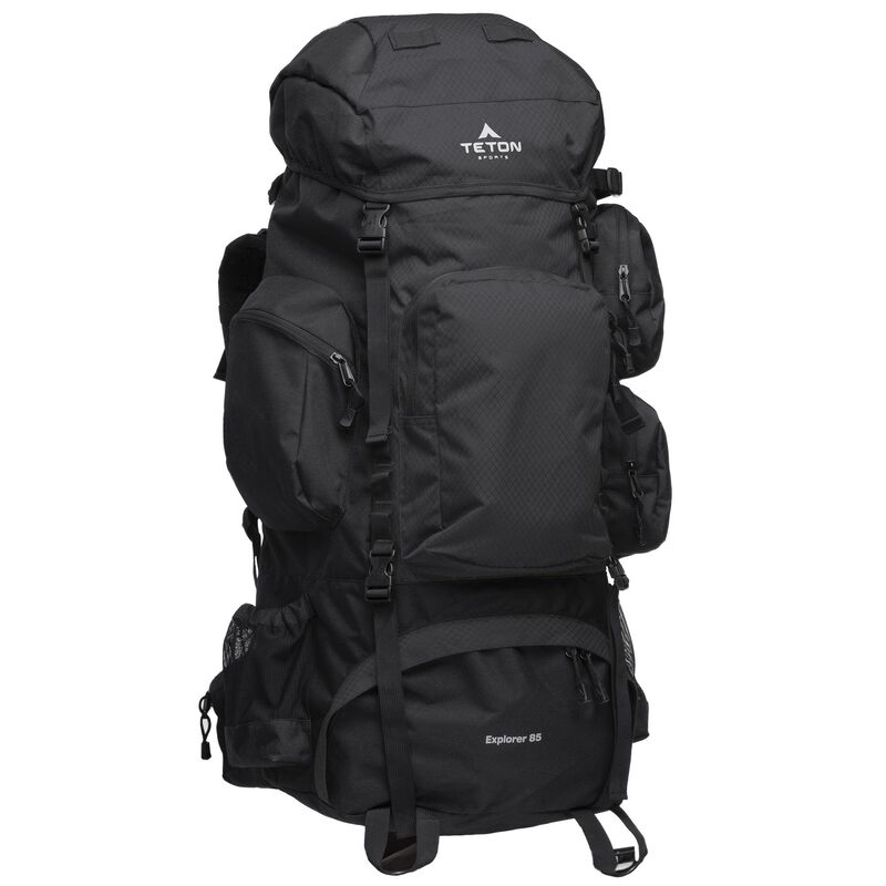 Mochila Explorer 85l Backpacking Negra Teton image number null