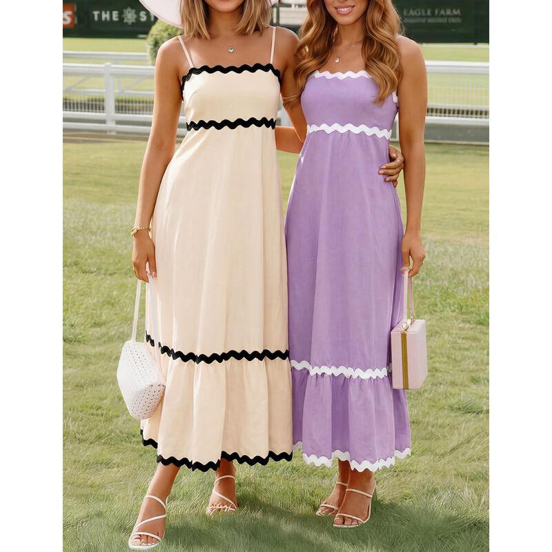 Vestido Midi Zesica Albaricoque - Talla Grande image number null