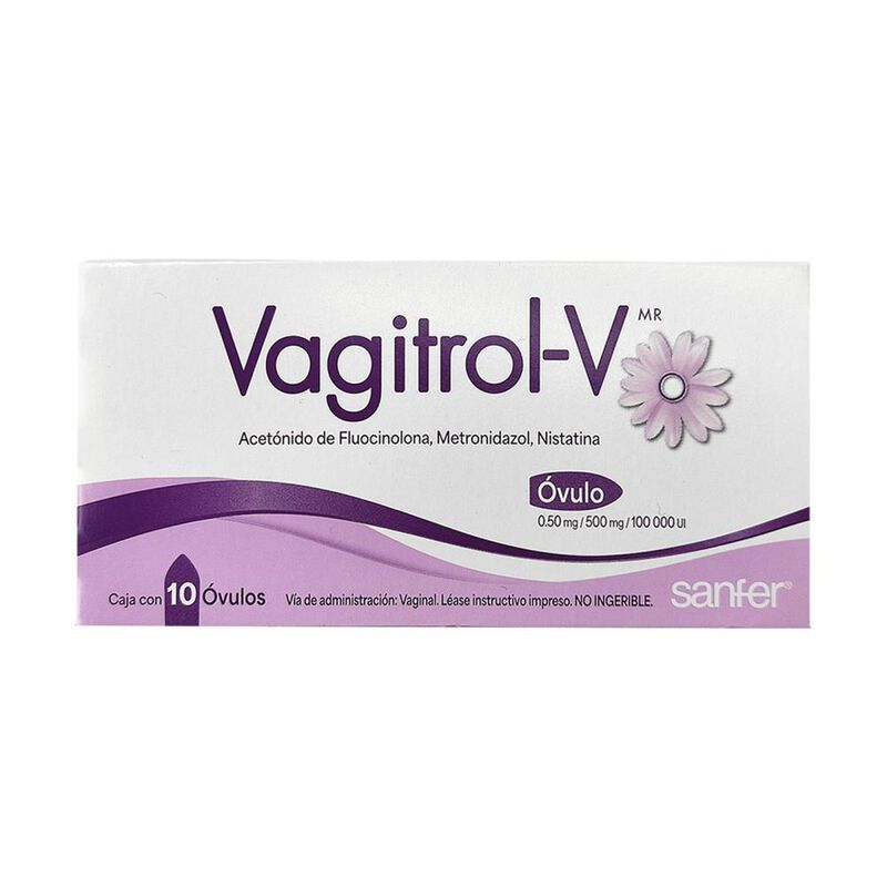 Vagitrol V Caja Con 10 &Oacute;vulos image number null