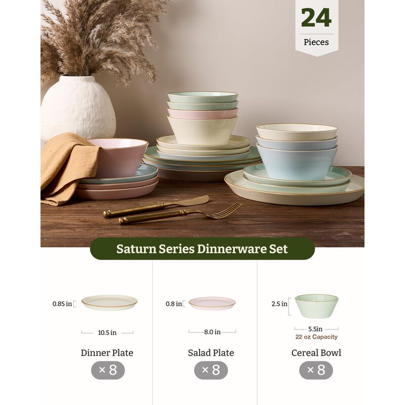 Juego de Vajilla Famiware de 24 Piezas para 8 P... image number null