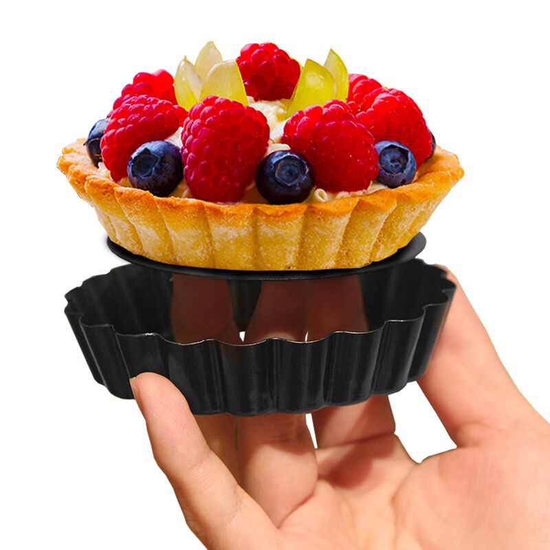 Moldes Redondos Para Tartas Cfguk 10 cm, Juego ... image number null