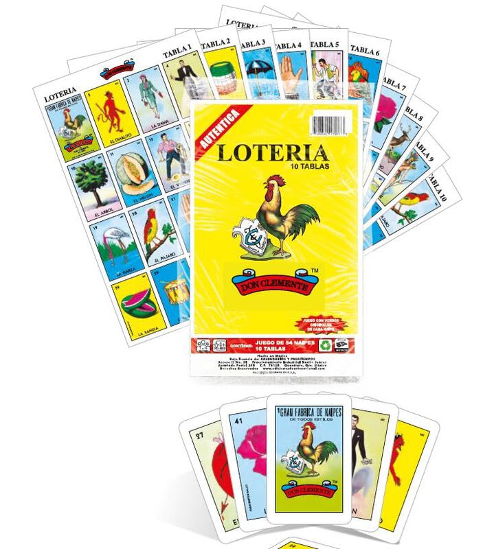 Juego De Bingo Mexicano Loteria Don Clemente Co... image number null