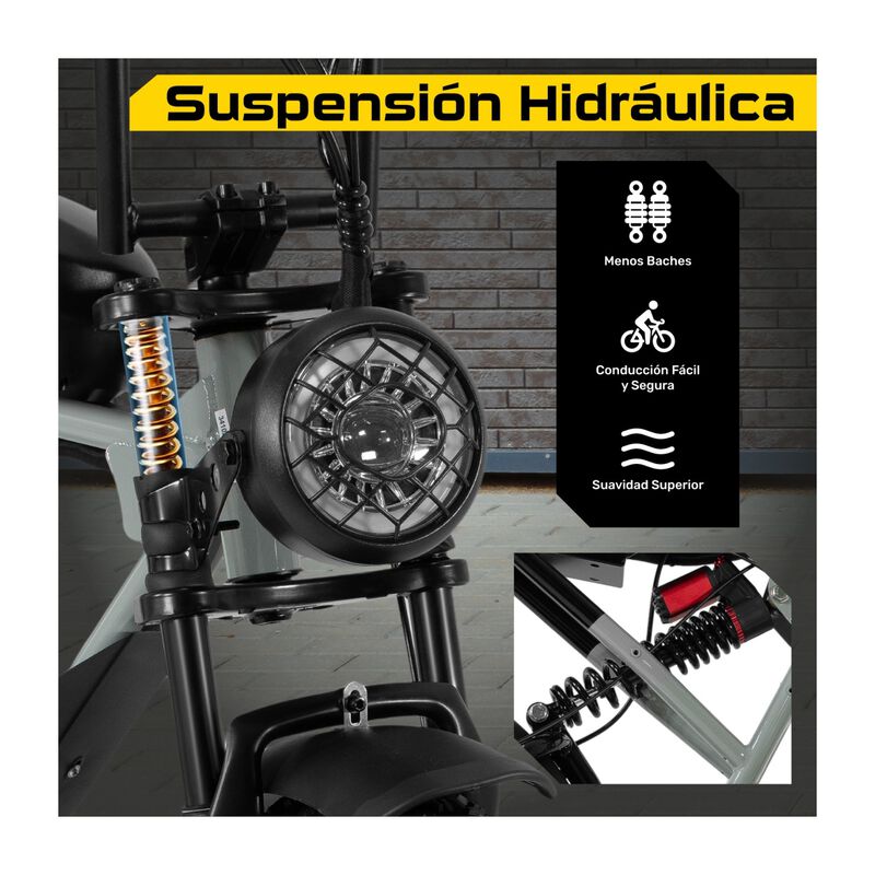 Bicicleta El&eacute;ctrica Monta&ntilde;a Adultos Potente 48k... image number null