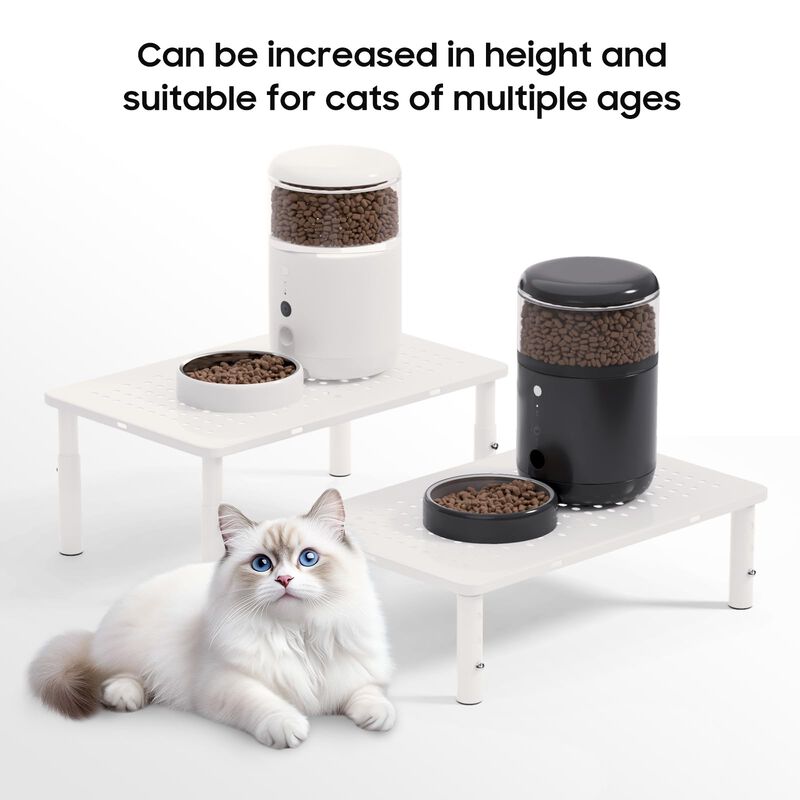 Base Elevada Ajustable Para Comedero De Gatos W... image number null