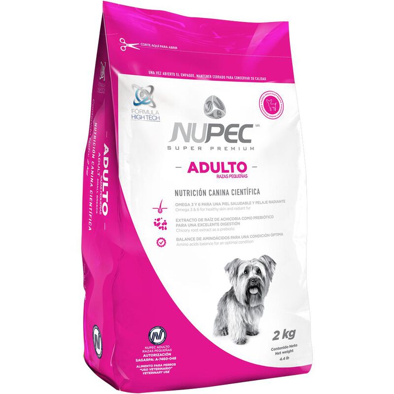 Nupec Adulto Razas Peque&ntilde;as 2kg Sellado mas Pel... image number null