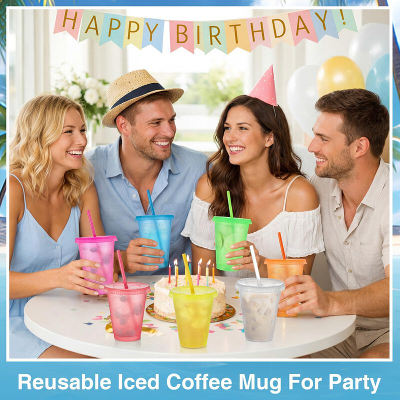 Vaso Para Beber Sieral Pack 30 Multicolor 39 cm image number null