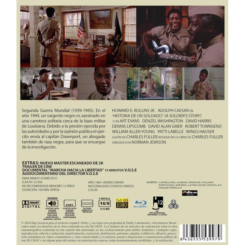 Historia De Un Soldado [blu-ray.] (1984) A Sold... image number null