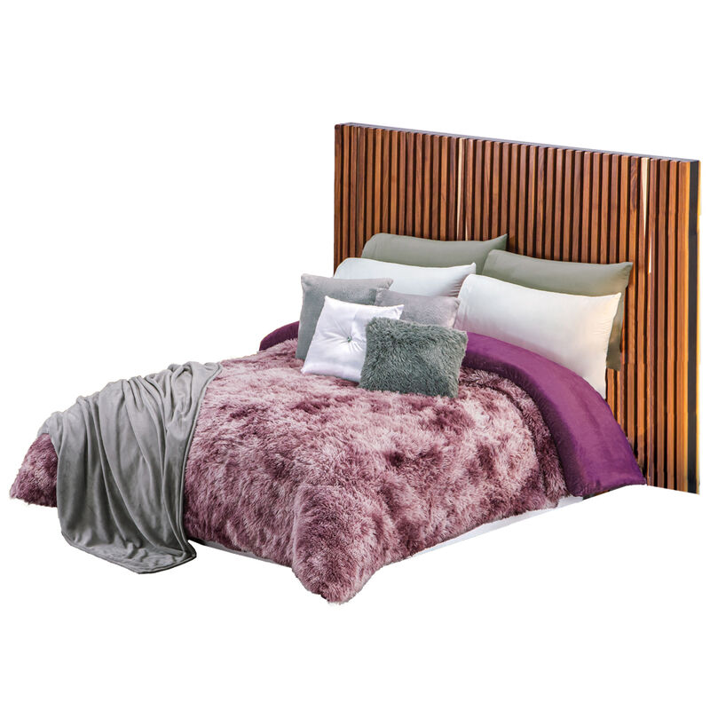 COBERTOR SHAGGY PACHICALIENTITO UVA MAT/IND image number null