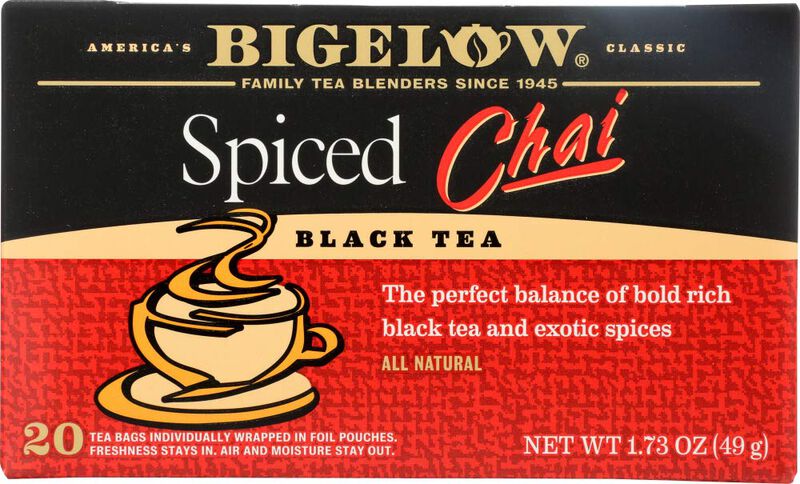 T&eacute; Bigelow Chai Especiado 6&times;20 Bolsas (49 g) image number null
