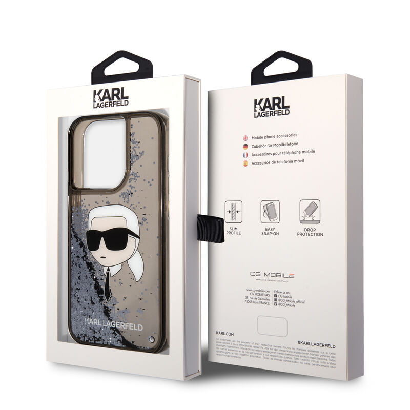 Funda Karl Lagerfeld Glitter Para iPhone 15 Pro... image number null