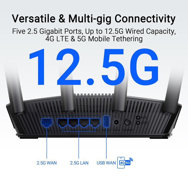 Router Asus Rt-be82u Wifi 7 De Doble Banda (802... image number null