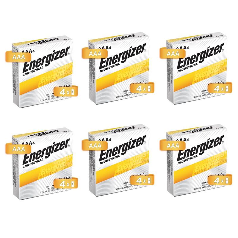 PILA ENERGIZER INDUSTRIAL AAA CON 24 UNIDADES 1... image number null