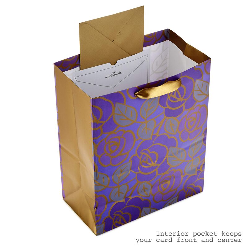 Bolsa De Regalo Hallmark 33 cm Con Flores Y Ace... image number null