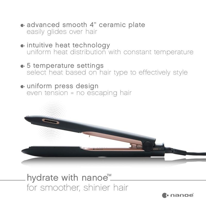 Plancha Plana Panasonic Nanoe Eh-hs99-k, Planch... image number null