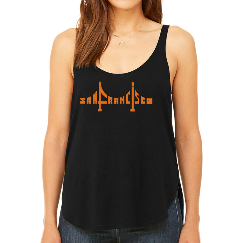 Tank Top Holgado Word Art Para Mujer - Puente d... image number null