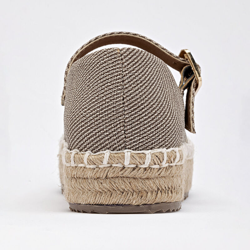 Been Class alpargata plataforma para mujer caf&eacute;... image number null