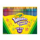 Juego De L&aacute;pices De Colores Crayola Twistables De 50 Unidades Para Ni&ntilde;os Mayores De 4 A&ntilde;os