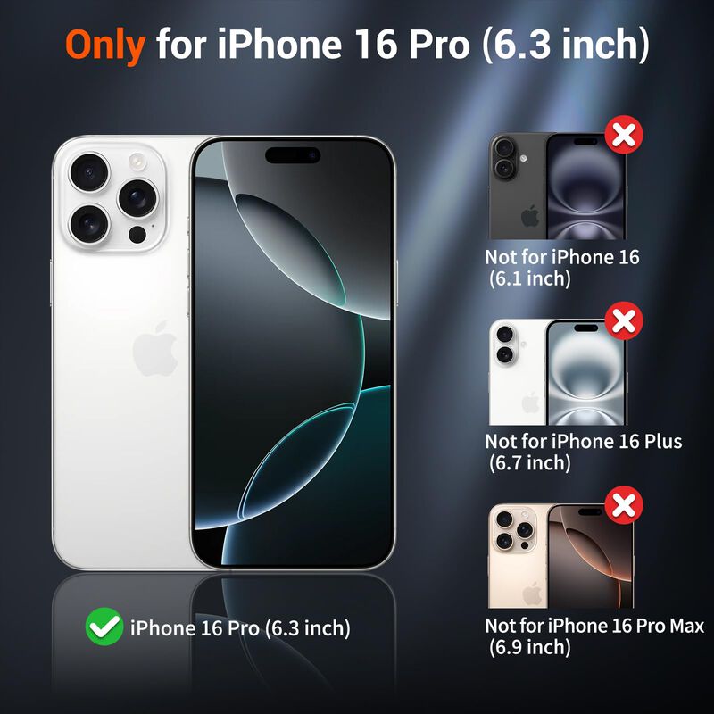 Funda Magn&eacute;tica Supfine para iPhone 16 Pro Azul... image number null