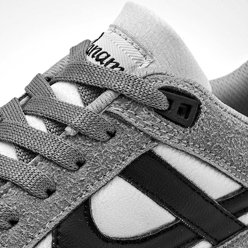 Panam tenis para mujer gris blanco negro cod 14... image number null
