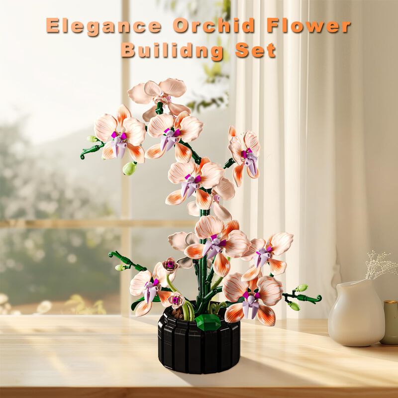 Set De Construcci&oacute;n Lodikisbay Flor De Orqu&iacute;dea... image number null