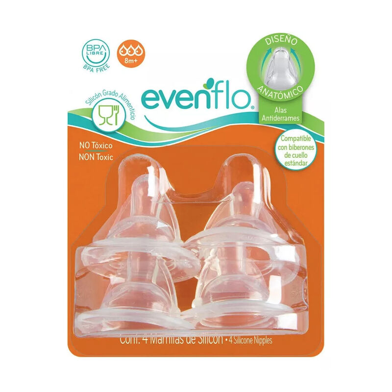Tetina Evenflo Anat&oacute;mica Air Vents Est&aacute;ndar 8m+... image number null