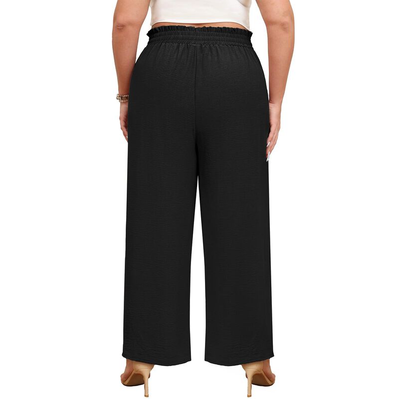 Pantalones Lastshe Plus Talla 3x Pierna Ancha N... image number null