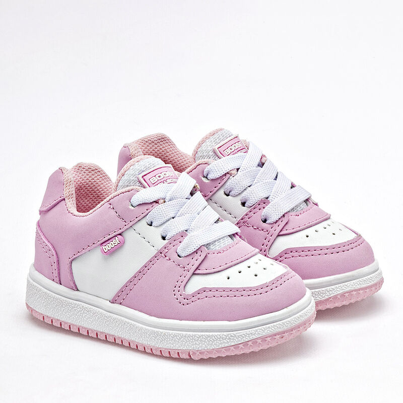 Boost Tenis para beb&eacute; ni&ntilde;a rosa blanco image number null