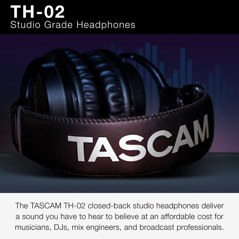 Auriculares Tascam Th-02 Professional Studio Mo... image number null