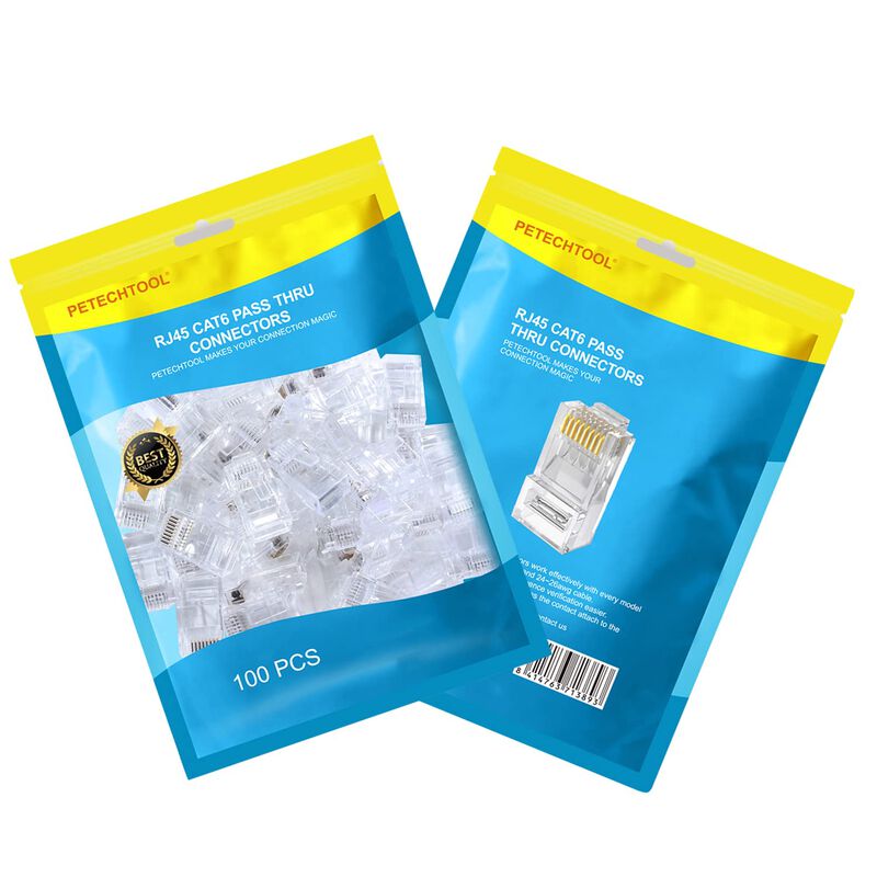 Conectores Rj45 Cat6 Cat5, Extremos De Conector... image number null
