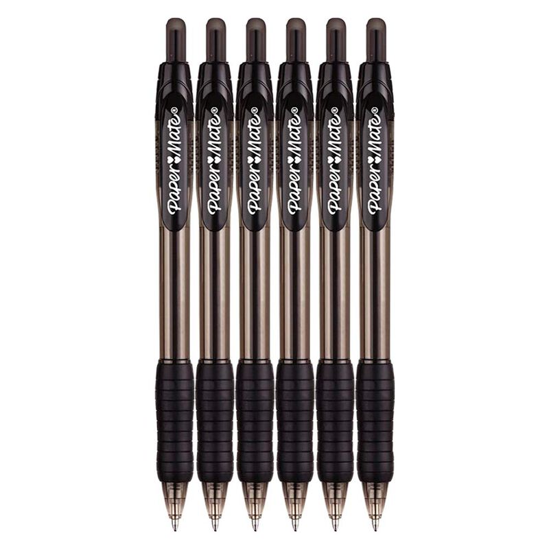 Bol&iacute;grafo Paper Mate 1.4 mm Bold - Pack De 6 Ne... image number null