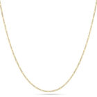 Cadena De Oro Amarillo Con Platinado 14K 3X1 (55Cm - 1.58Mm Aprox.)