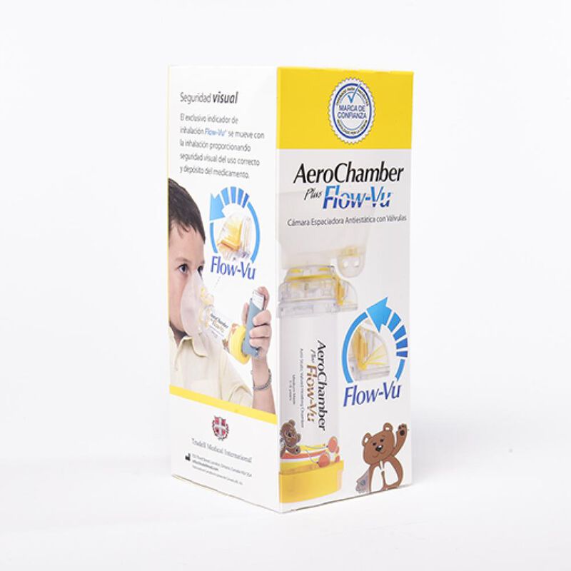 Aerochamber Plus Flow-vu Infantil - 1 Pieza image number null