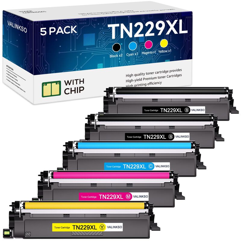 T&oacute;ner Valinkso Tn229xl (paquete De 5) Mfc-l3780... image number null