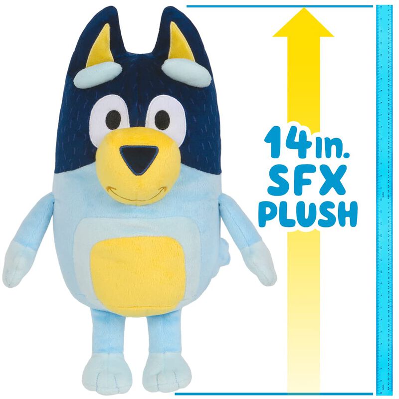 Peluche Parlante Bluey Bandit (pap&aacute;) De 14 Pulg... image number null