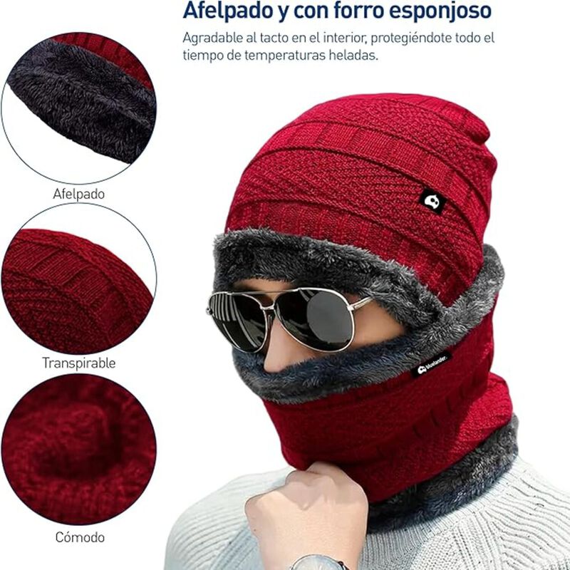 Gorros de Invierno con Bufanda Bluelander image number null