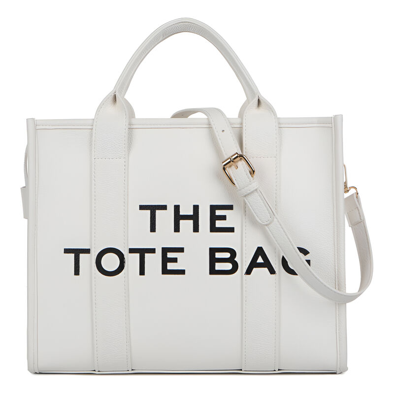 Bolso Tote de Gran Capacidad Blanco para Mujer image number null