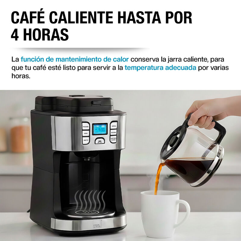 Cafetera con Molino Integrado Autom&aacute;tica Progra... image number null